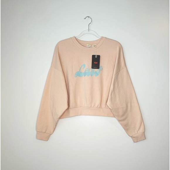 Women’s NWT Levi’s Cropped Sweatshirt Size XL - Picture 2 of 3